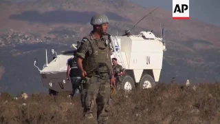 Landmine blast under UN vehicle in Lebanon