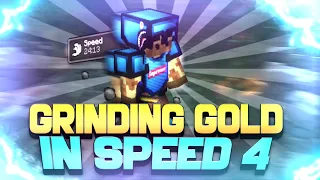 Grinding Gold Using SPEED 4 is Insane! | Hypixel The Pit PvP