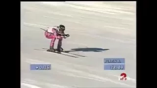 Nicolas Burtin wins downhill (Kvitfjell 1998)