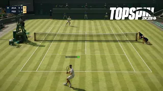 Top Spin 2K25 - Roger Federer Vs Andre Agassi I Wimbledon I Legend Difficulty (PS5)