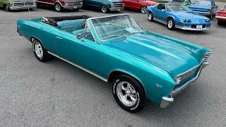 Test Drive 1967 Chevrolet Chevelle Convertible Big Block $35,900 Maple Motors #2626