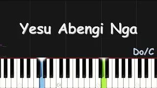 Moise Mbiye - Yesu Abengi Ngai | EASY PIANO TUTORIAL BY Extreme Midi