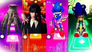 Tning vs Wednesday Addams vs Metal Sonic vs Sonic EXE | Funny Hop Music