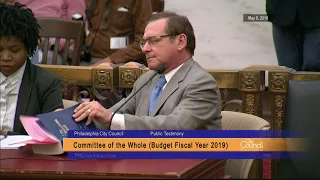 FY2019 Budget Hearing - Public Comment 5-8-2018