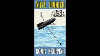 Bomb skipping Naval RB, War Thunder #shorts #warthunder