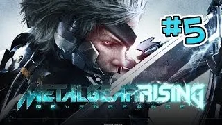 Let's Play Metal Gear Rising: Revengeance BLIND [PC HD] (Gameplay/Walkthrough) [Part 5] - VS MISTRAL