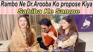 Rambo Ne Dr.Arooba Ko propose Kiya Sahiba Ke Samne | Rambo | Sahiba | Dr Arooba |  Khabardar