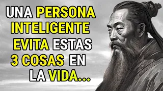 UNA PERSONA INTELIGENTE EVITA ESTAS 3 COSAS EN LA VIDA...