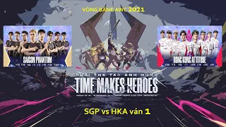 SGP vs HKA ván 1 | VÒNG BẢNG B | Saigon Phantom vs Hong Kong Attitude - AIC 2021 - Ngày 03/12/2021