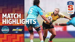 Sky Super Rugby Aupiki R3 Highlights: Matatū v Hurricanes Poua (2022)