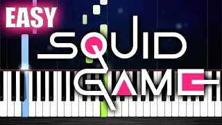 Squid Game - Round 1 Song - EASY Piano Tutorial by PlutaX