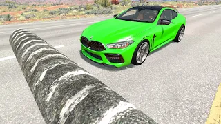 Cars vs Massive Speed Bumps – BeamNG.Drive