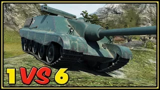 AMX 50 Foch (155) - 1 VS 6 - 10 Kills - World of Tanks Gameplay