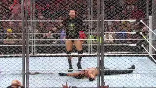 Randy Orton RKO on Seth Rollins - Raw - April 20, 2015