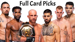 My Full Card Predictions & Breakdown For UFC 298