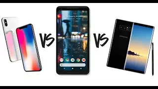 Обзор и сравнение iPhone X vs Google Pixel 2 XL vs Samsung Note 8