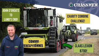 JOHN O'GROATS to LAND'S END in a CLAAS LEXION 8700!!