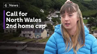 Welsh protesters call for cap on second homes