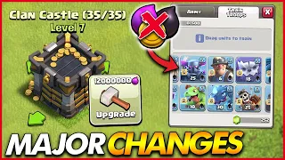 TRAINING COSTS REMOVED! - Major Home Village Changes | Clash of Clans