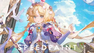 r a b b i t //  Photoshop SpeedPaint【厚塗りイラストメイキング】