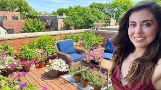 July Back Deck Garden Tour | Urban Container Garden