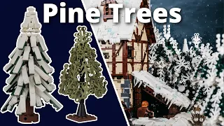 How to Build LEGO Pine Trees - 4 Awesome Designs