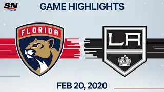 NHL Highlights | Panthers vs. Kings – Feb. 20, 2020