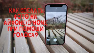 Фишки Айфона! Как управлять камерой Айфона/Iphone голосом? Как сделать фото на Айфоне голосом?