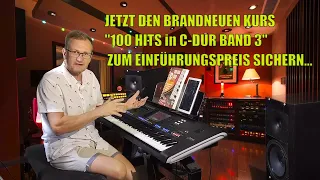 100 HITS in C DUR VOL 3 VIDEOKURS FÜR KEYBOARD UND E-ORGEL