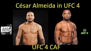 How to create César Almeida in UFC 4