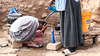 Daily Life of an Iranian family living in a mountain village, How is Their Daily Life?(part 2)