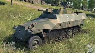 War Thunder: Sd.Kfz.251/9 German Tank Destroyer Gameplay [1440p 60FPS] No Commentary