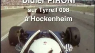 F1 1978  Hockenheim Pironi Onboard 1 Runde im Tyrrell