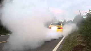 1988 Fox Body Ford Mustang Hatch Smokey Rolling Burn Out