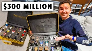 $300,000,000 In Two Suitcases!!! [insane watch collection]