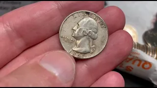 Coin Rolling Hunting Dimes & Quarters! SILVER FOUND!