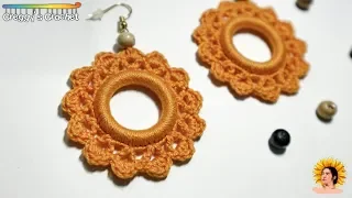 CROCHET "Summer Sun" Earrings | Tutorial