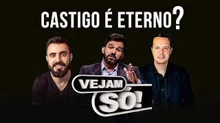 Esdras Savioli (Vai na Bíblia) e Pr Juliano Fraga  x Pr Adventista Patrick no Vejam Só / Inferno