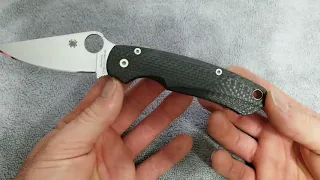 Custom CF spyderco PM2