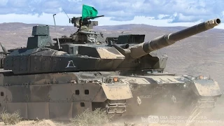 Japanese Type 10 Tank First US visit - US-Japan Joint Exercise Rising Thunder 2014