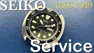 For P.N. -- Seiko 6309-7049 Turtle Service and Restoration