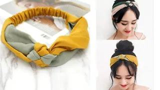 💖Diadema Turbante Nudo Trenzado✨ para Adultos/DIY Turban Headband