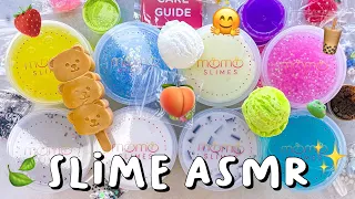 SATISFYING SLIME ASMR | $140 Momo Slimes Unboxing 🍑 Famous Slime Shop