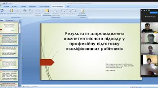 Засідання науково-методичної ради НМЦ ПТО ПК  у Хмельницькій області (15.12.2020).