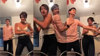 Joshua Rush and Peyton Lee dancing