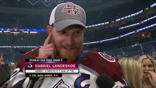 Gabriel Landeskog is a Stanley Cup Champion!