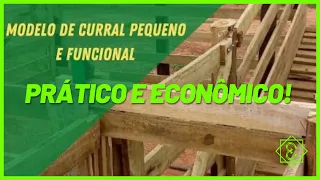 MODELO DE CURRAL PRÁTICO E FUNCIONAL! Já com medidas