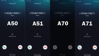 SAMSUNG GALAXY A50 | A51 | A70 | A71 incoming call