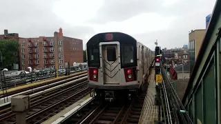 4K[IRT Flushing Line] (7) and 7 EXP action at 74th street-Broadway