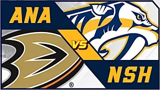 Nashville Predators vs Anaheim Ducks